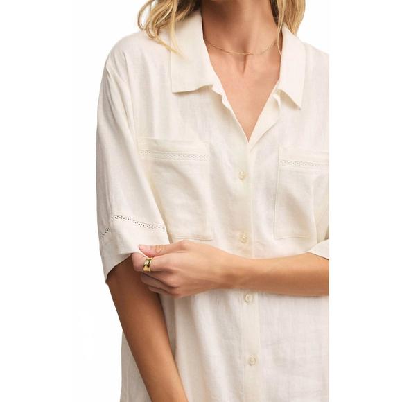 NEW Z SUPPLY condesa mini dress in white - Picture 5 of 5